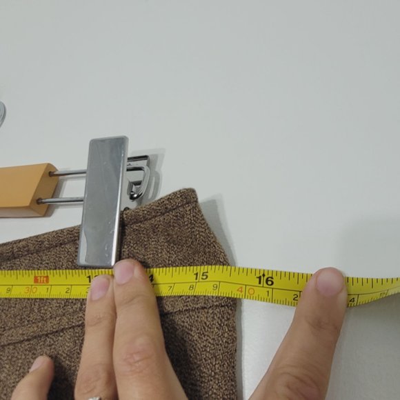 Laura Studio Neutral Tone Browns Wide Leg Preppy Business Professional Size 6 - Picture 9 of 12